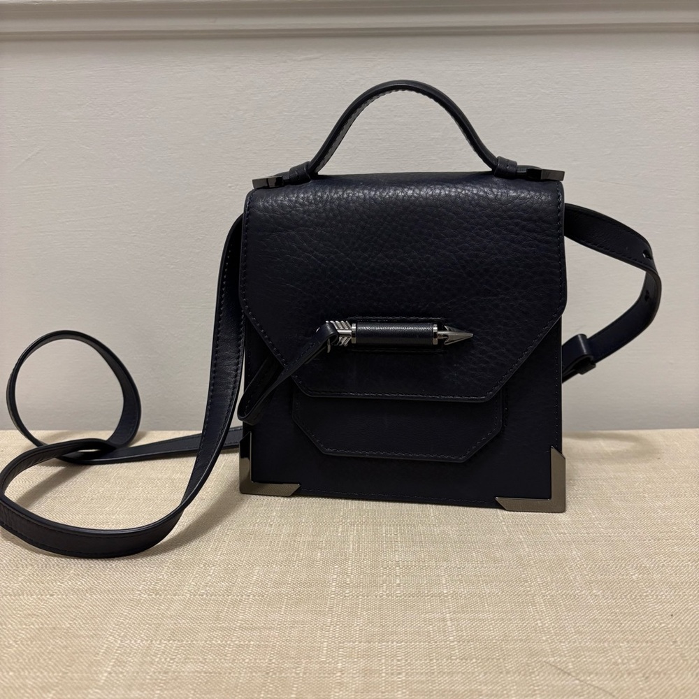 Mackage Rubie Satchel [deep navy blue]